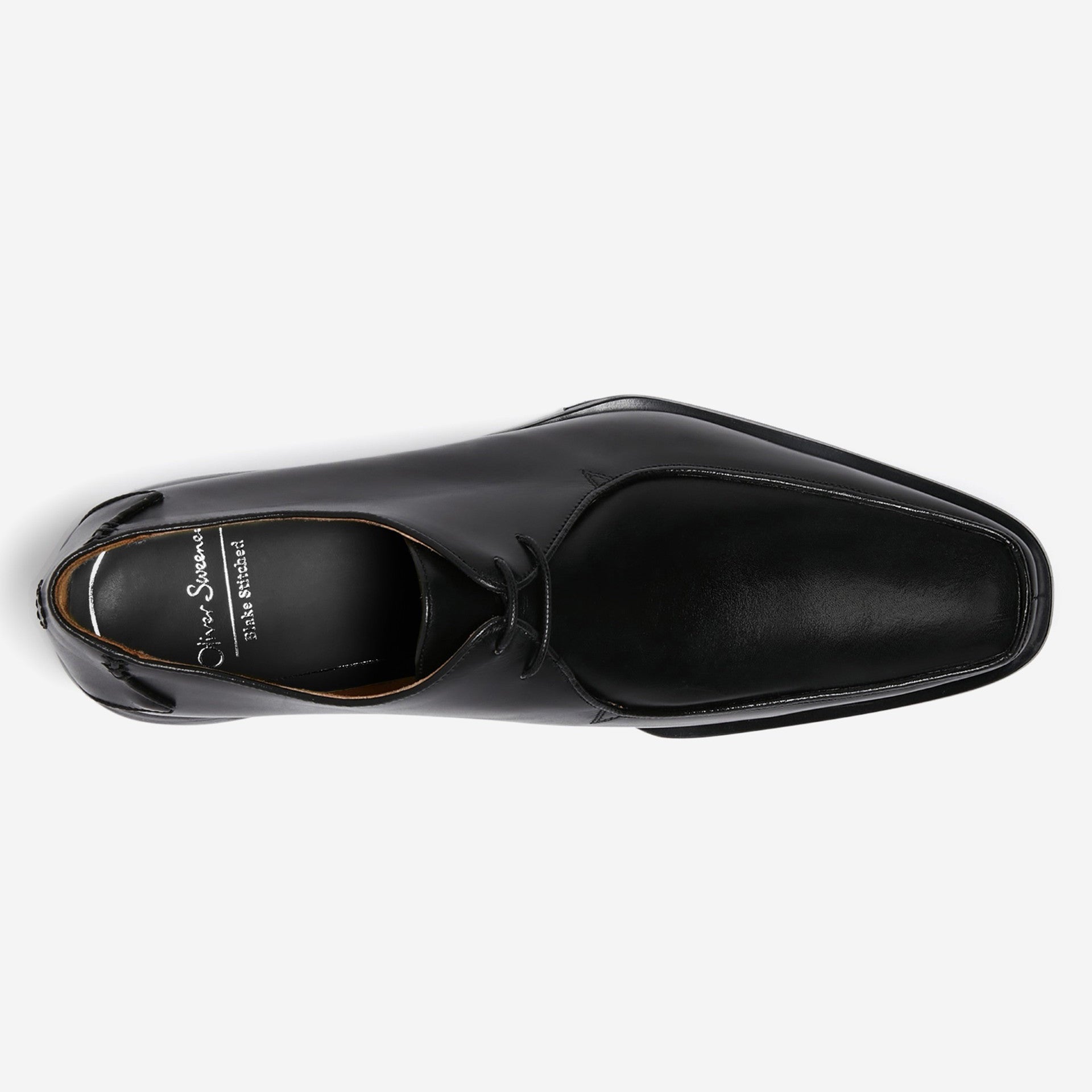 Napoli Black | Leather Derby Shoe | Men display picture 2