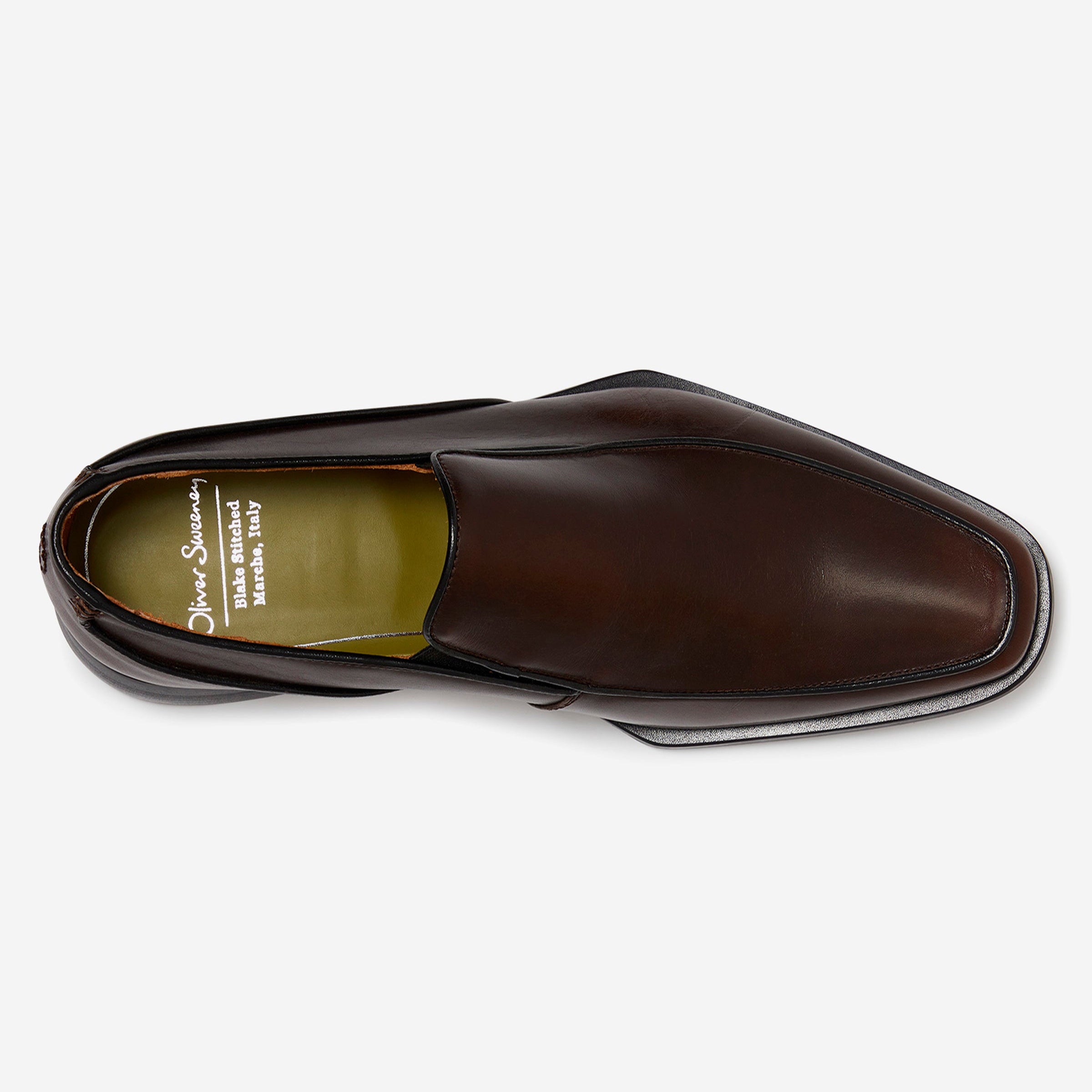 Stella Dark Brown | Leather Slip-on | Men display picture 1