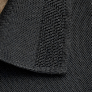 Closeup of Collar stitch detail