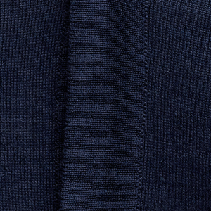 Closeup of Ribbed placket & hem