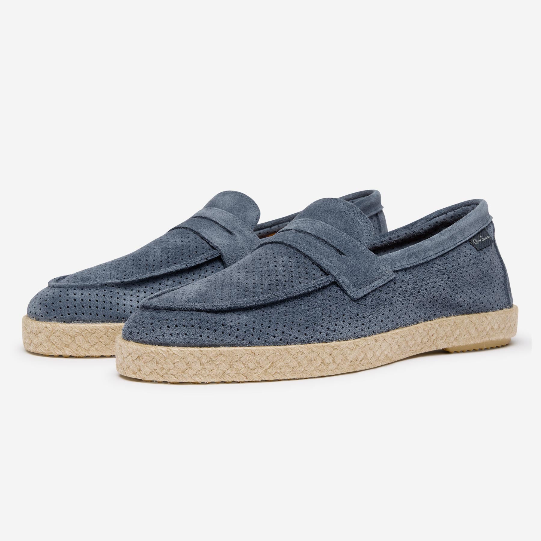 Terrassa Blue | Men's Espadrilles | Oliver Sweeney