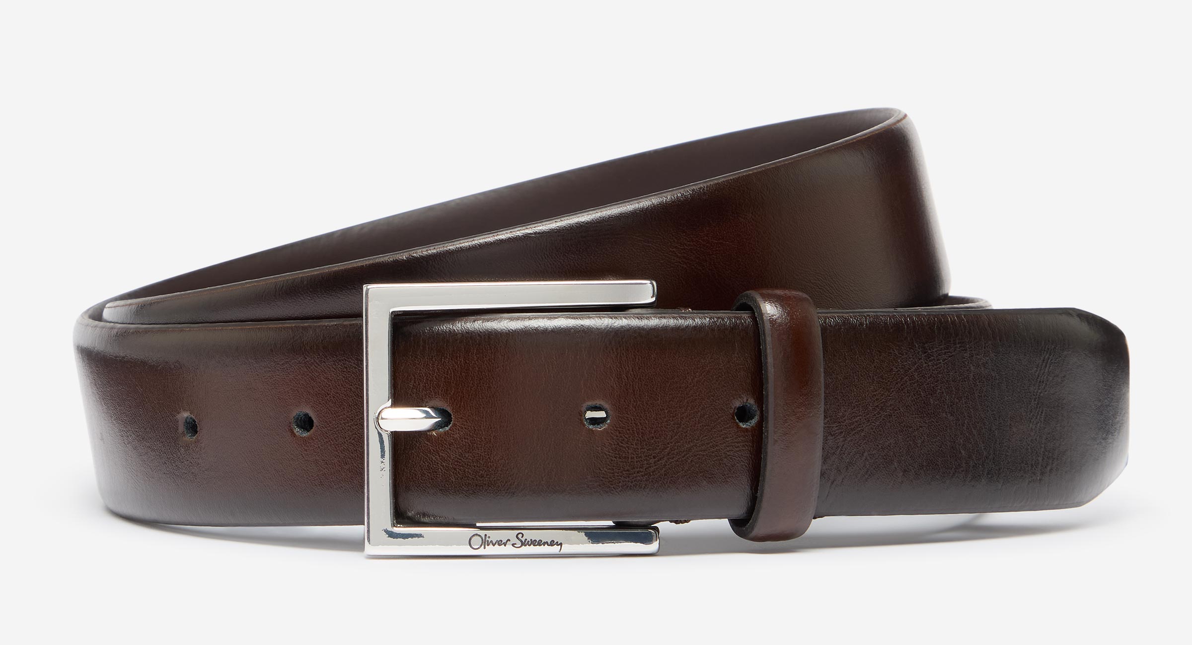 〈美品〉VOLK V-9 LEATHER BELT ブラウン Teramo Brown | Men's Belts | Oliver Sweeney