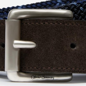 Closeup of Veg tanned leather trim