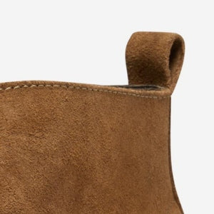 Closeup of Heel pull tabs