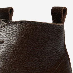 Closeup of Heel pull tabs