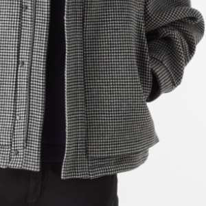 Closeup of 2 external bellows pockets