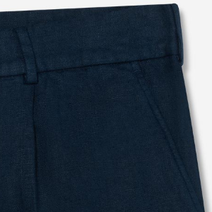 Closeup of 2 slanted side pockets