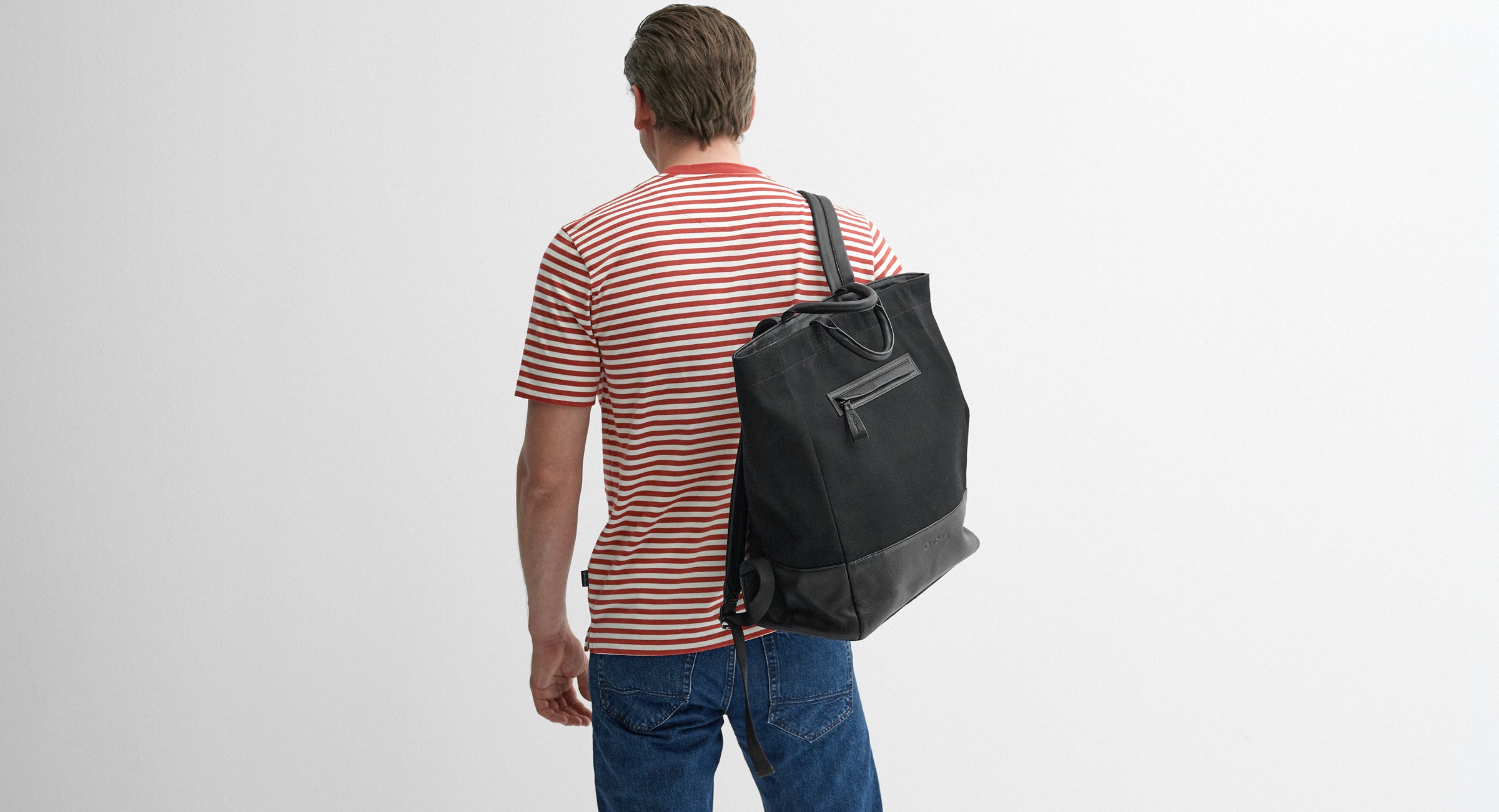 Mens tote deals bag backpack