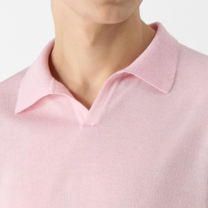 Closeup of Polo collar