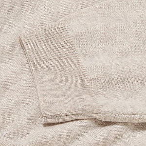 Closeup of Ribbed cuffs & hem