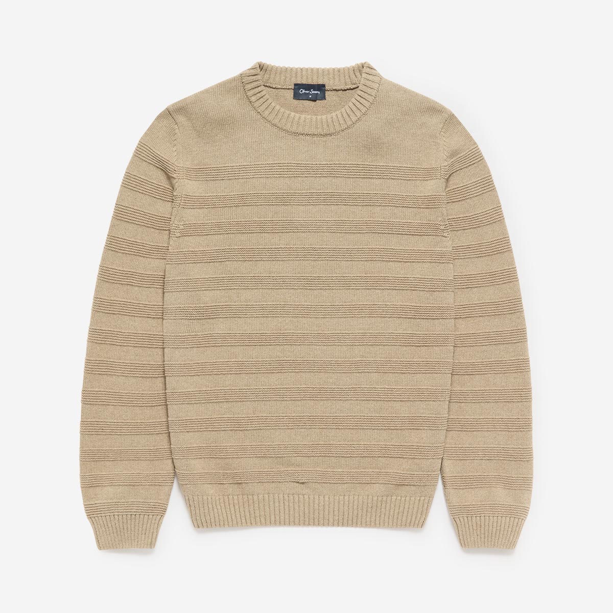 Whitworth Camel Wool Jumper Men's Knitwear Oliver Sweeney