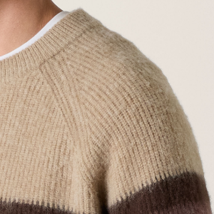 Closeup of Raglan sleeve