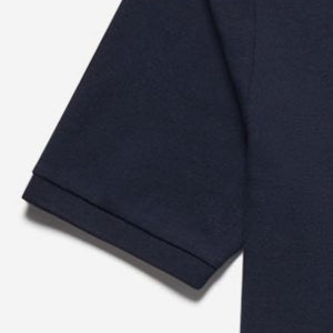 Closeup of Ribbed collar & cuffs