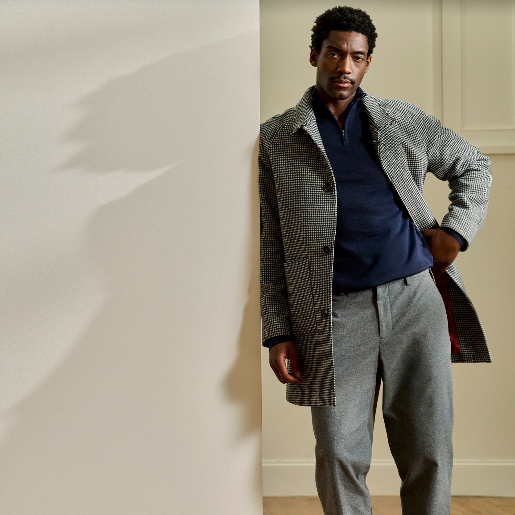 Borba Black and White | Men's Coats & Jackets | Oliver Sweeney