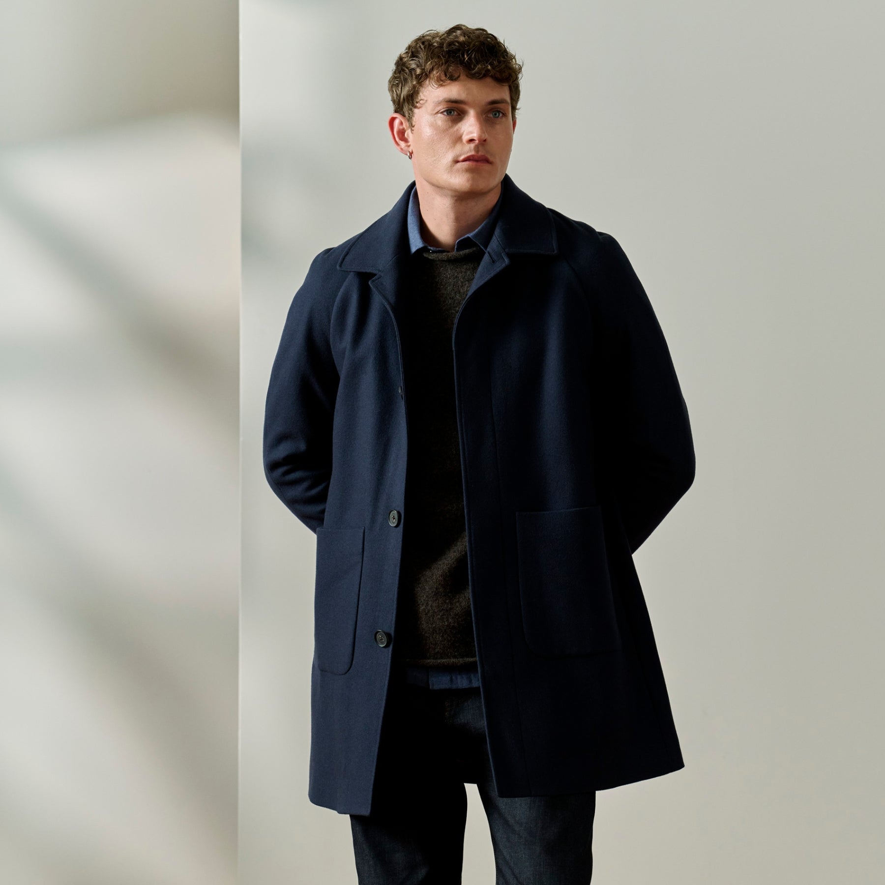 Borba Navy | Men's Coats & Jackets | Oliver Sweeney