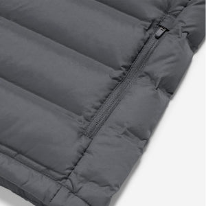 Closeup of 2 external zip pockets