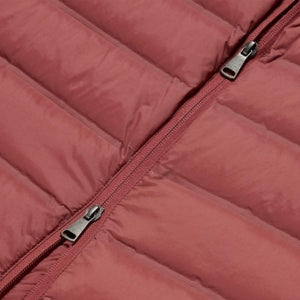 Closeup of Double zip & concealed placket