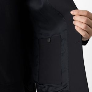 Closeup of 2 internal patch pockets