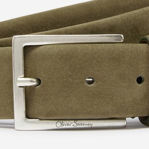 Closeup of Antiqued metal buckle