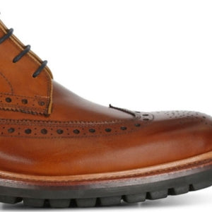 Closeup of Oversized broguing