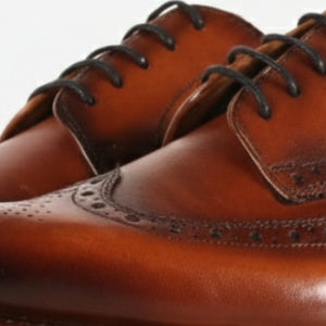 Closeup of Oversized broguing