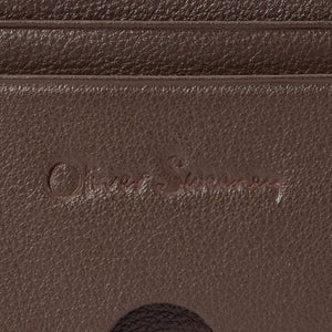 Closeup of Debossed logo