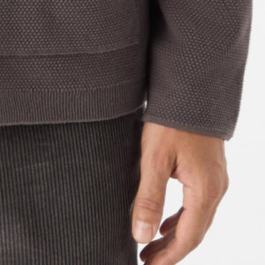 Closeup of Flat cuffs & hem