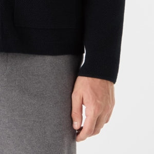 Closeup of Flat cuffs & hem
