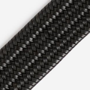 Closeup of Woven leather