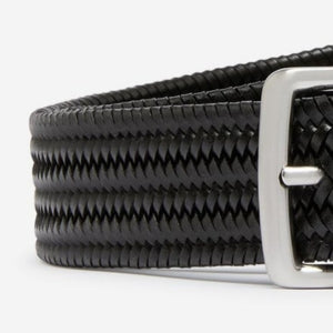 Closeup of Leather tipped with punch holes