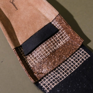Closeup of Molded cork midsole