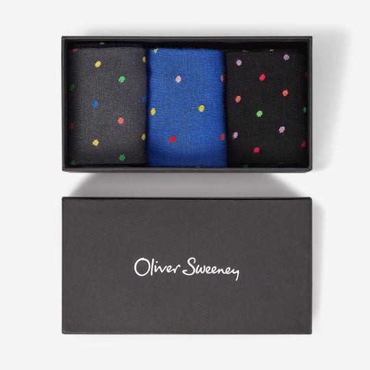 Sock Box Polka Dot