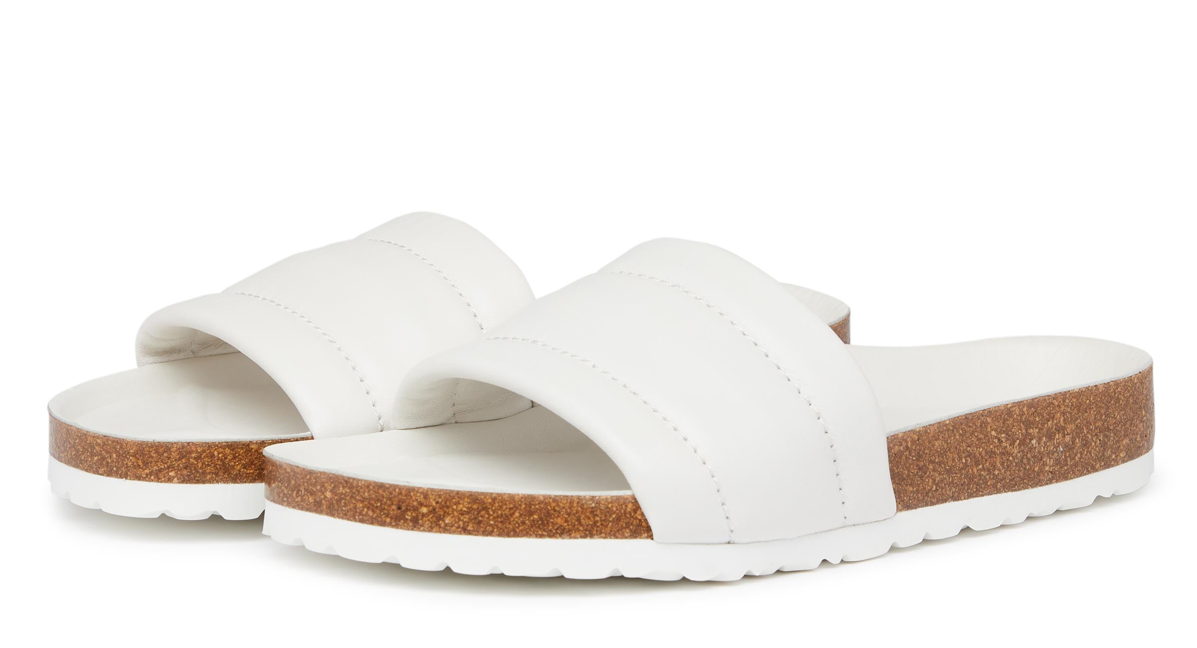 Bornos White | Men's Leather Sandals | Oliver Sweeney