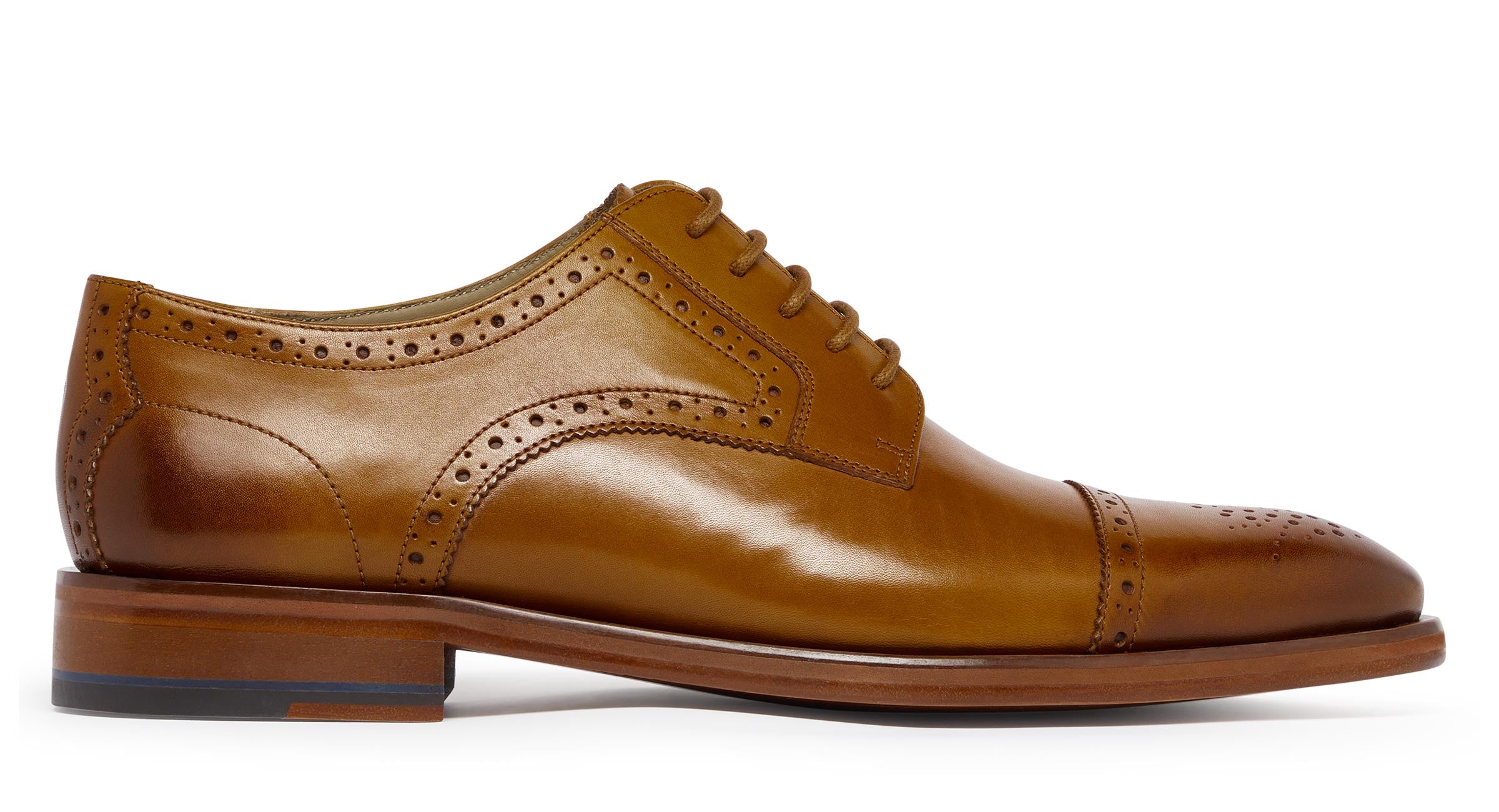 Bridgford Light Tan Men's Leather Brogues Men's Shoes Oliver