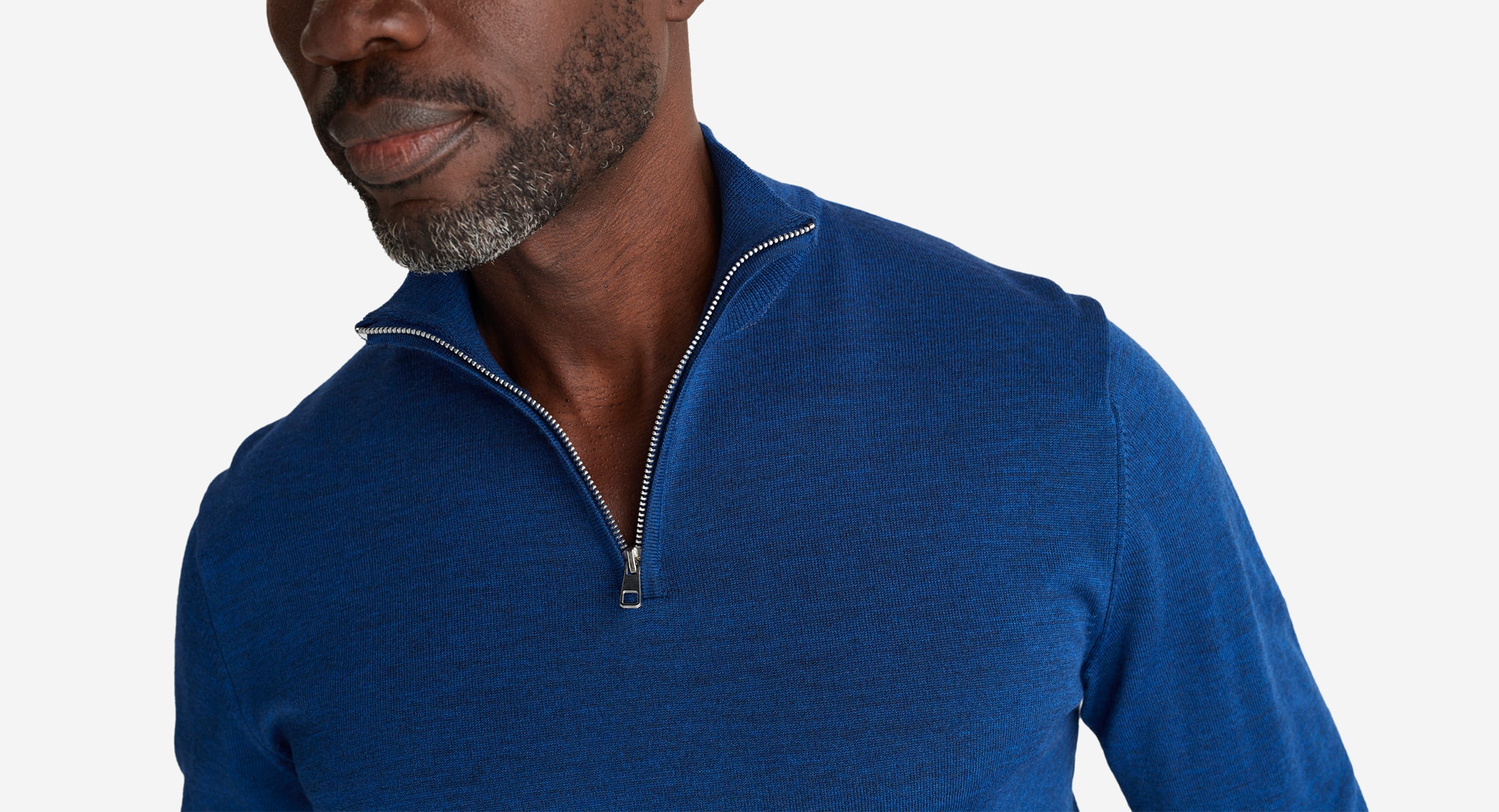 Mens half button clearance jumper