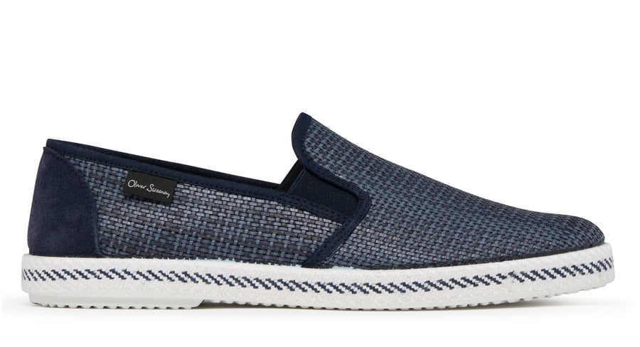 Campomar Light Navy Espadrilles | Men's Espadrilles | Oliver Sweeney