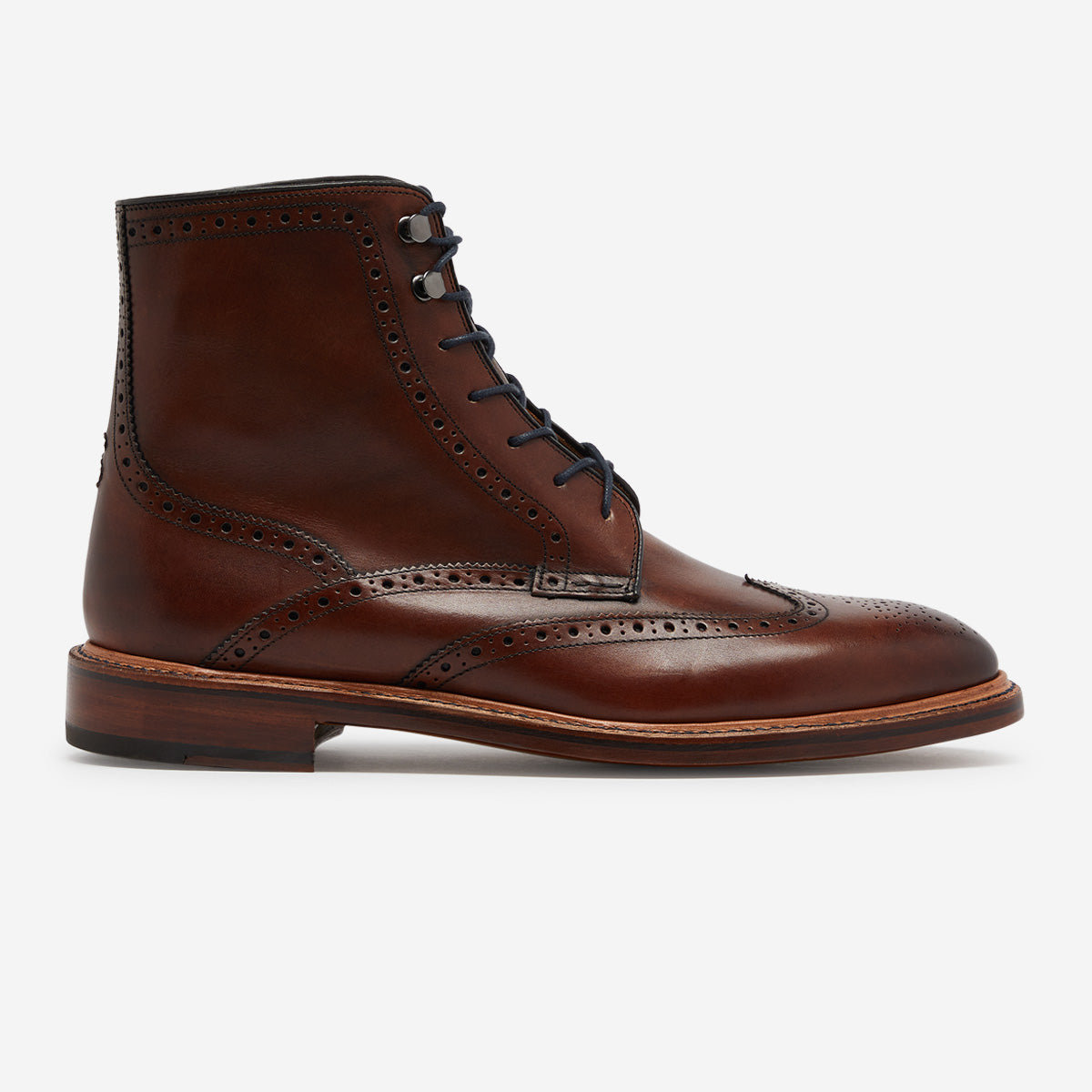 Carnforth Mahogany Brogue Boot Men's Boots Oliver Sweeney