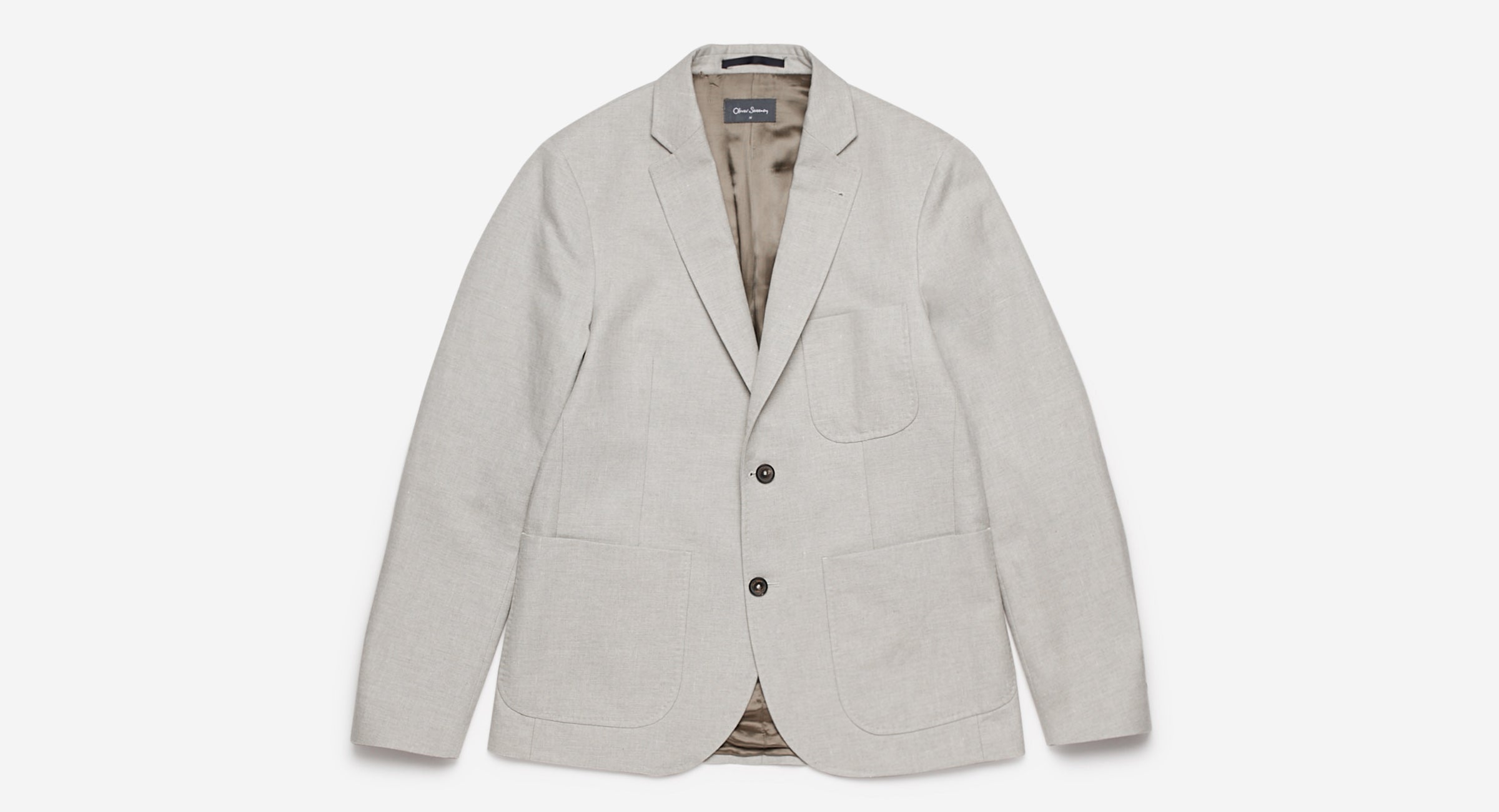 Foston Oat | Men's Cotton/Linen Blazer | Men's Coats & Jackets