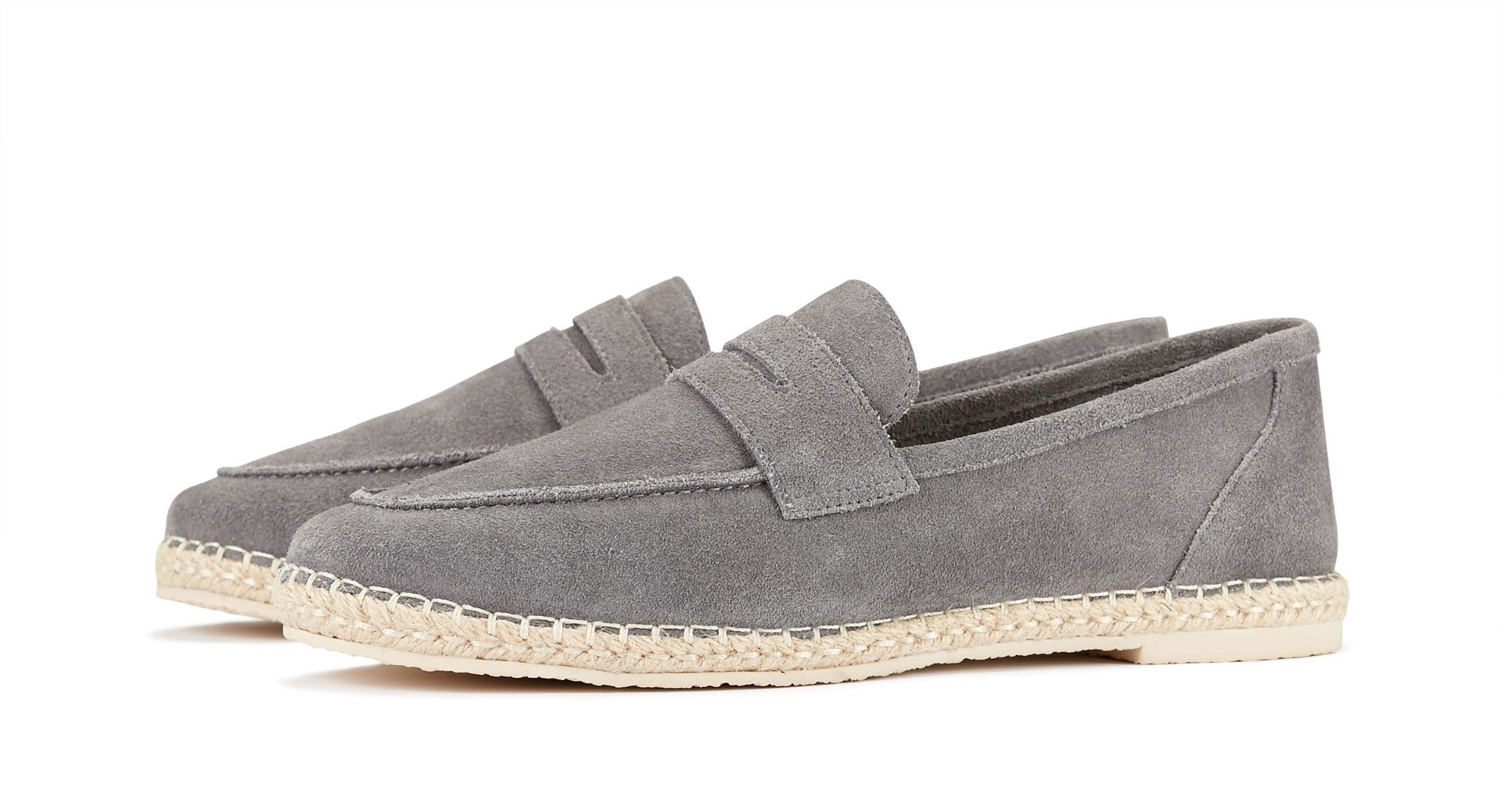 Garthorpe Grey Suede Loafer Espadrille | Oliver Sweeney display picture 2