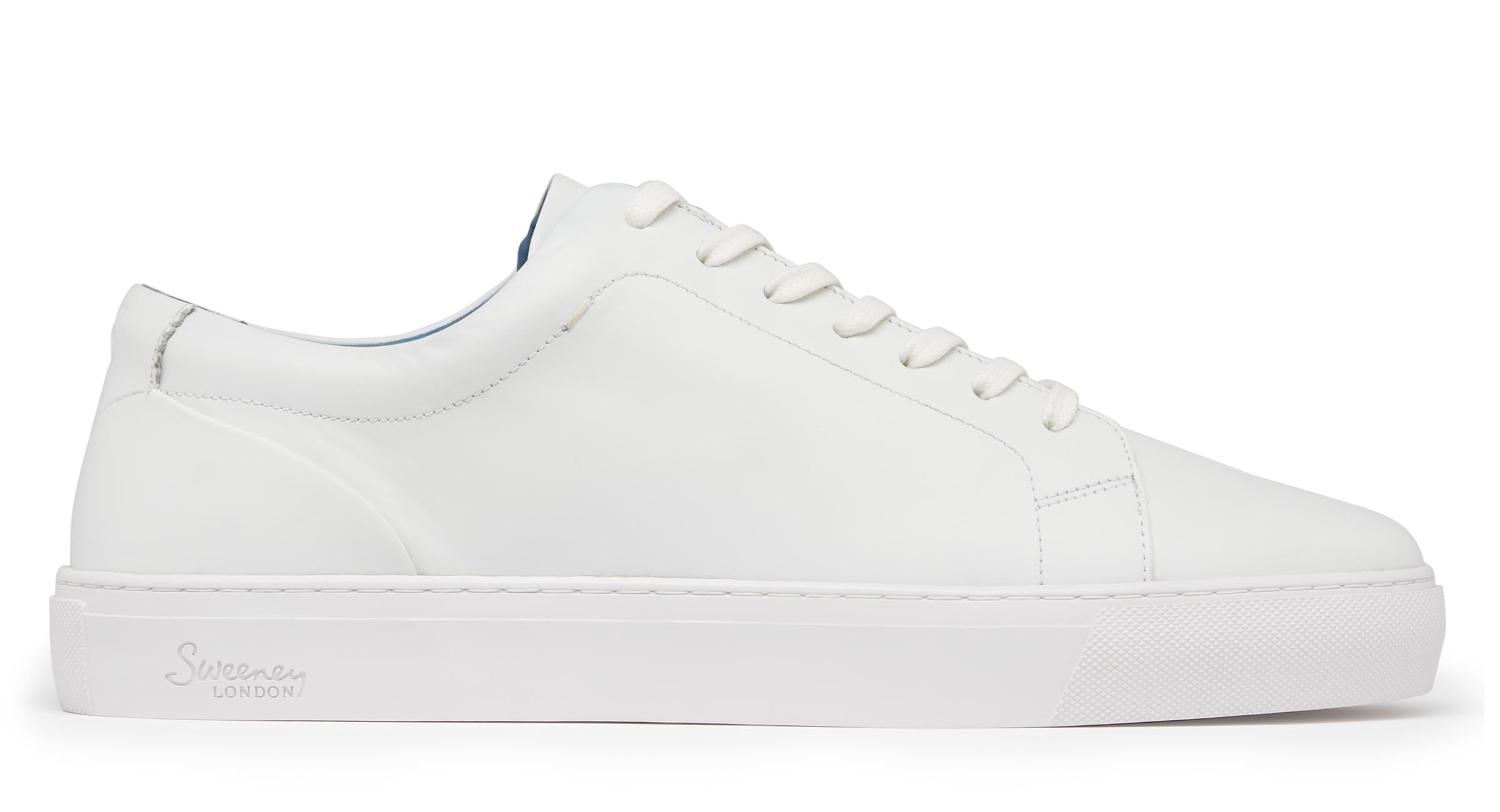 Hayle White Leather Trainer Men's Trainers Oliver Sweeney