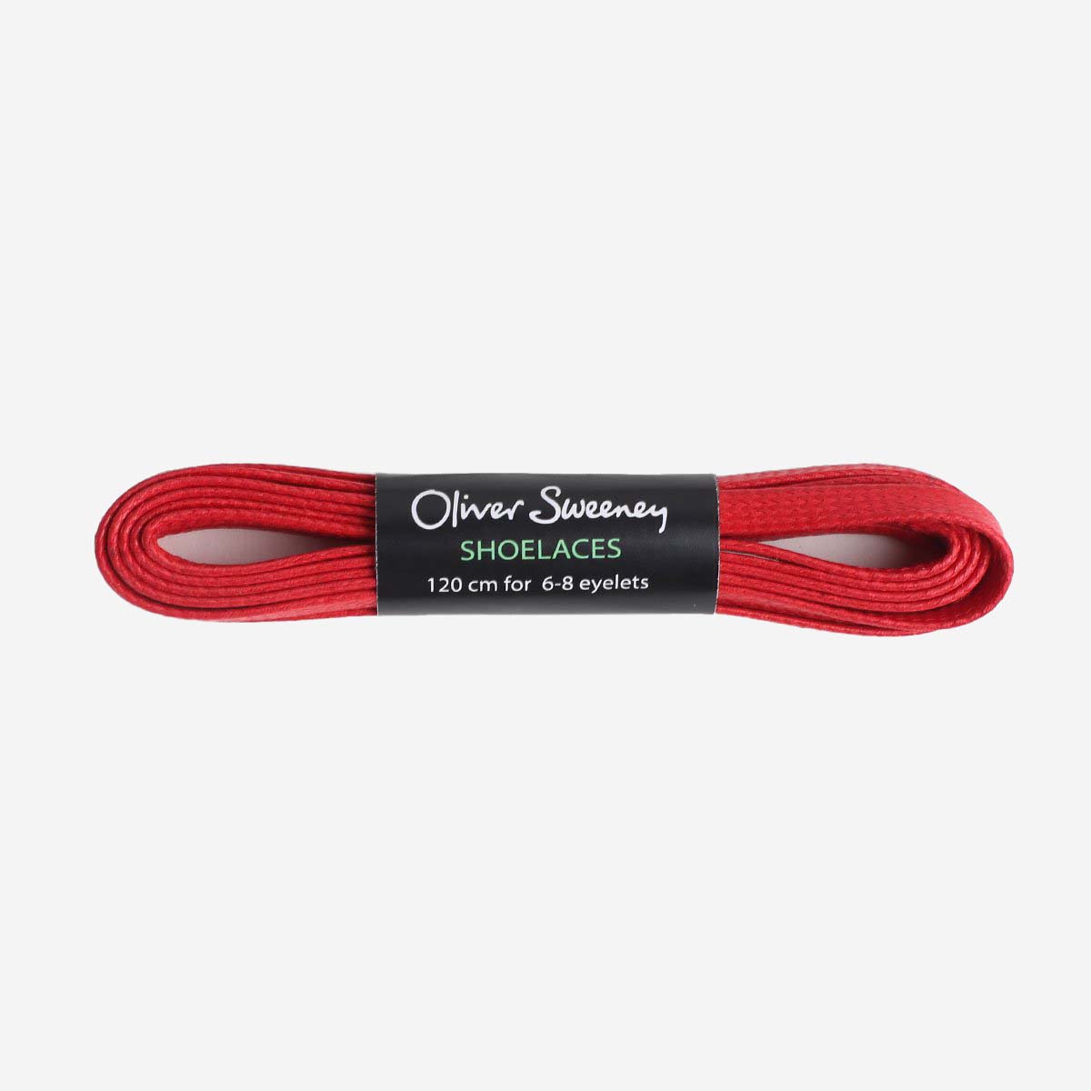 Long Flat Red Laces Oliver Sweeney