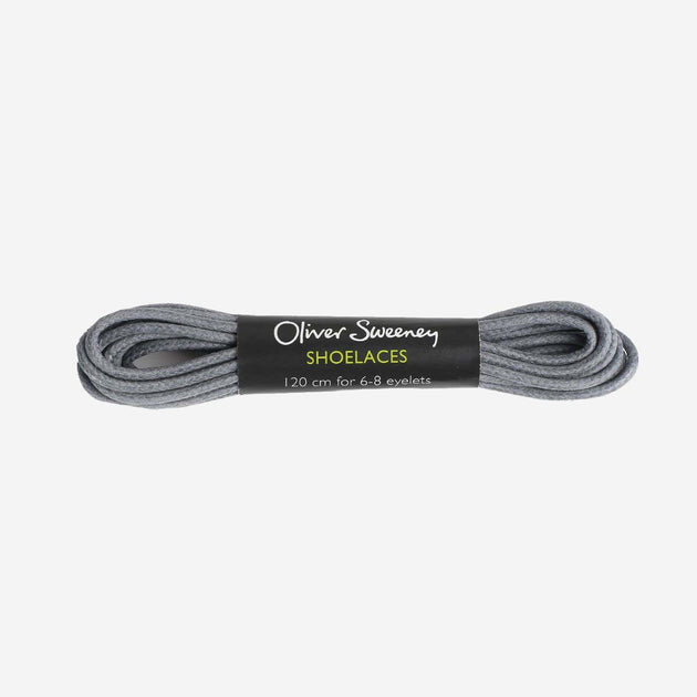 Long Round Grey Laces