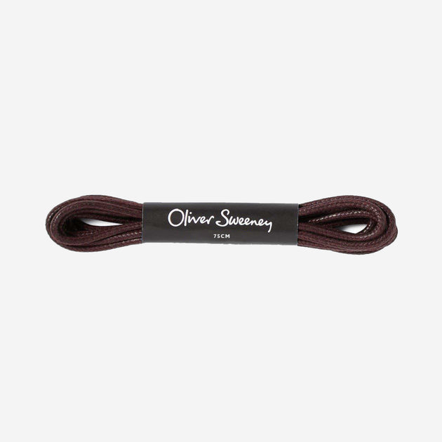 Short Round Burgundy Laces