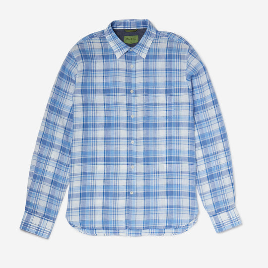 Linhares Linen Check Shirt