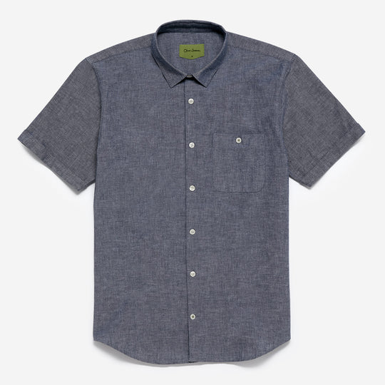Lobata Short Sleeved Cotton Shirt
