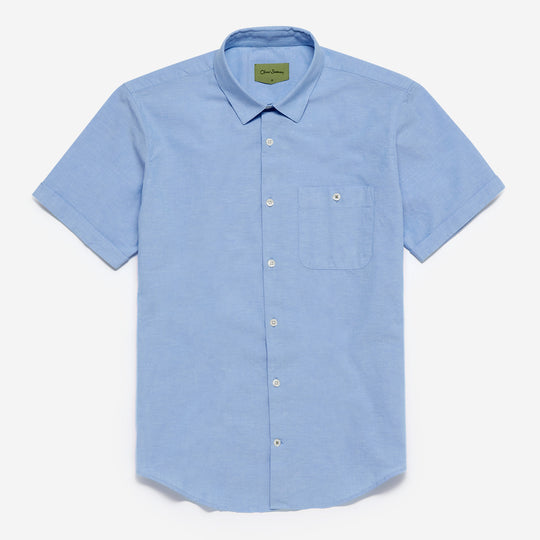 Lobata Short Sleeved Cotton Shirt