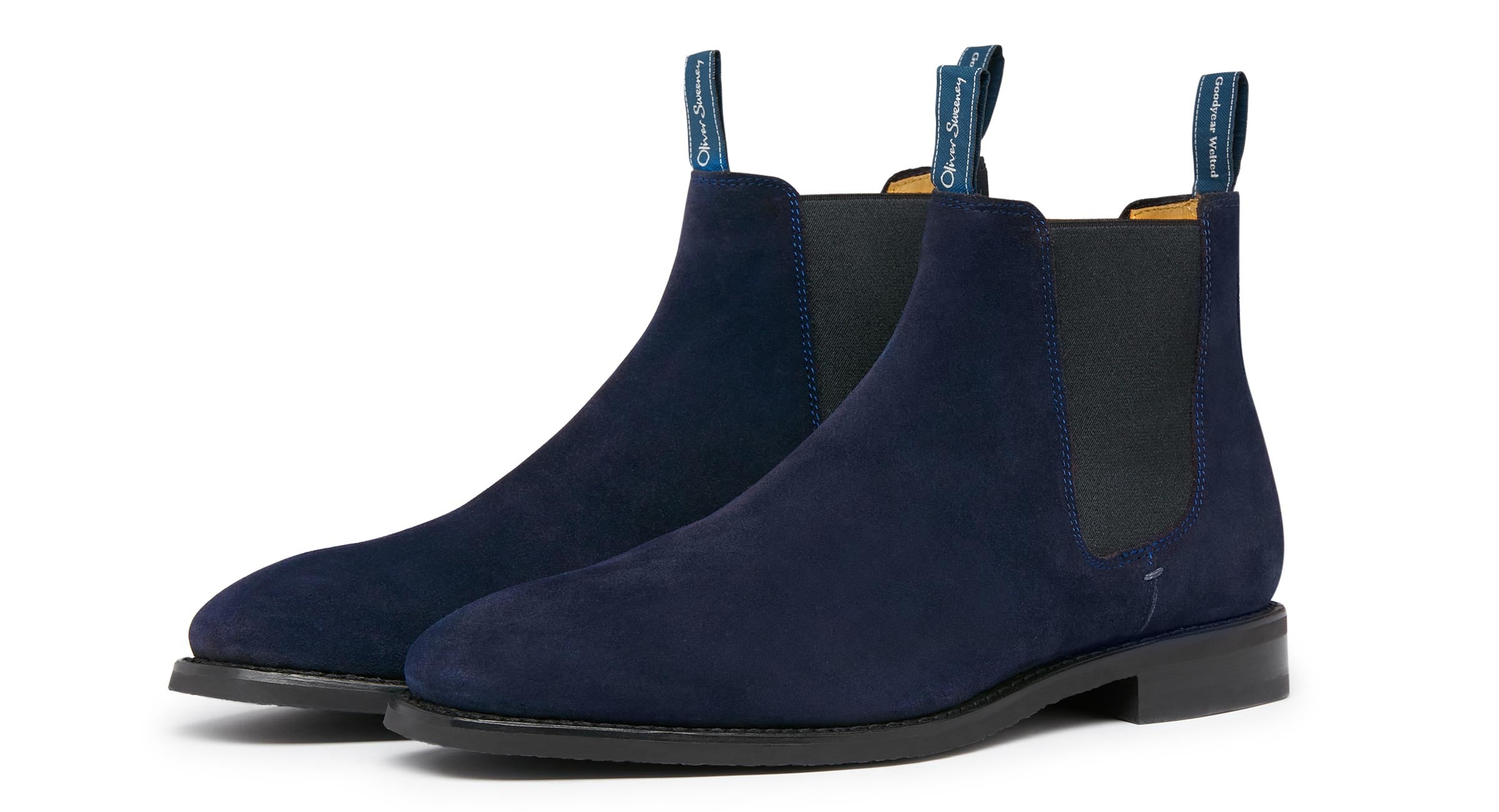 Lochside Navy Boots Men's Suede Chelsea Boots Men's Boots