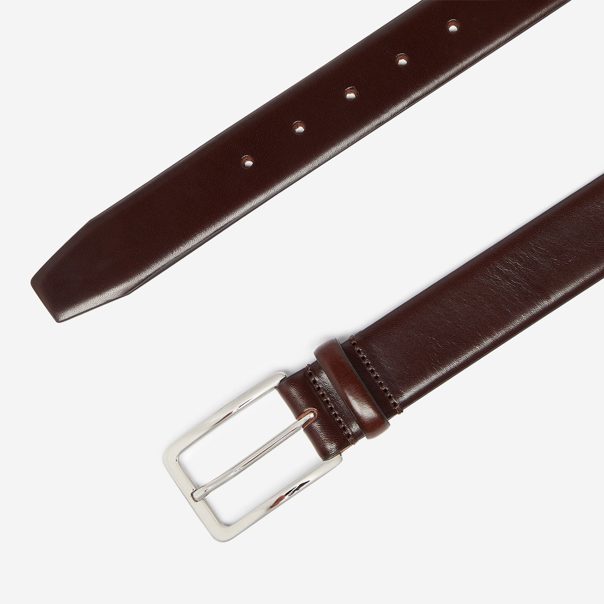 Lumini Brown | Calf Leather Belt | Men's Belts | Oliver Sweeney