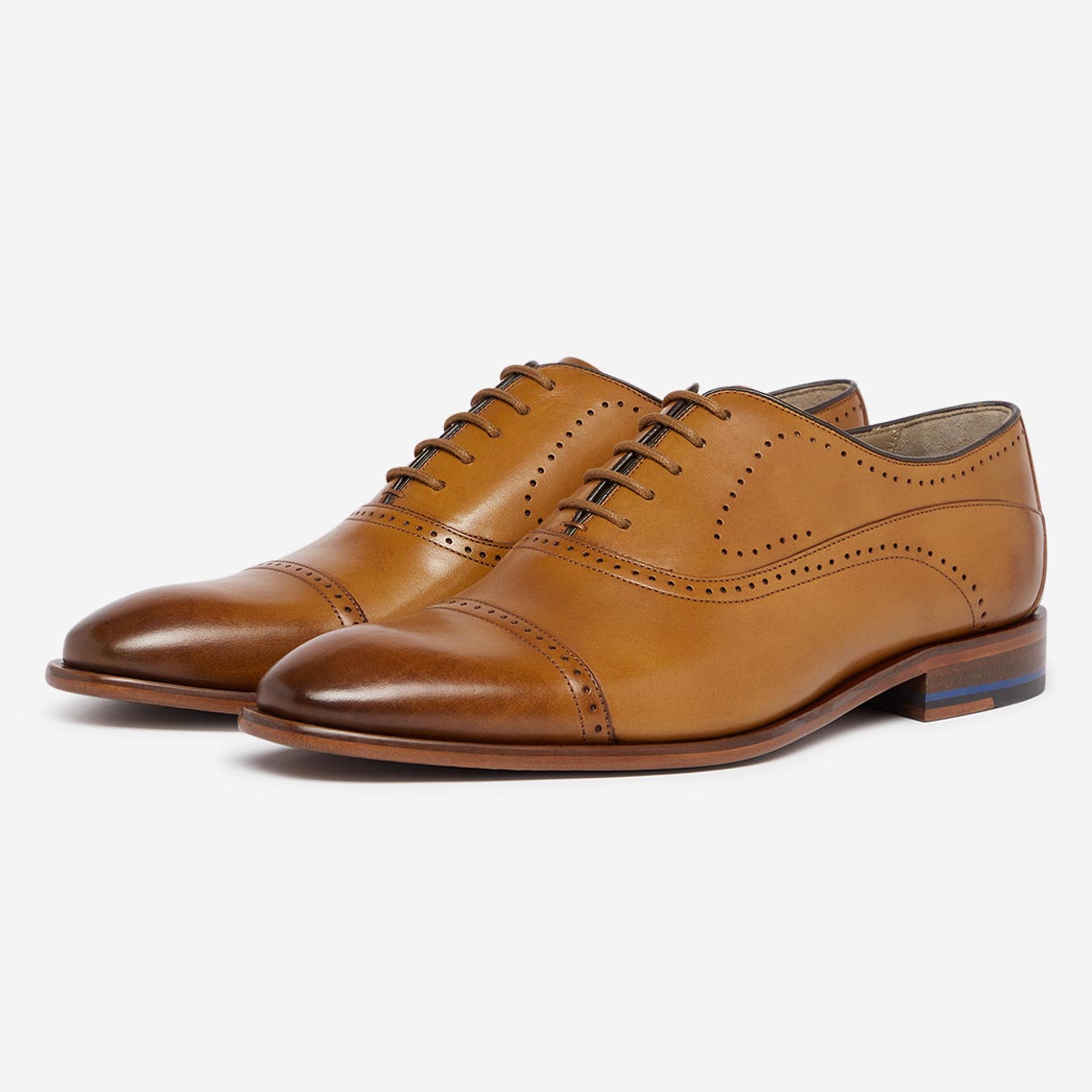 Mallory Light Tan | Men's Leather Oxford Shoes | Oliver Sweeney