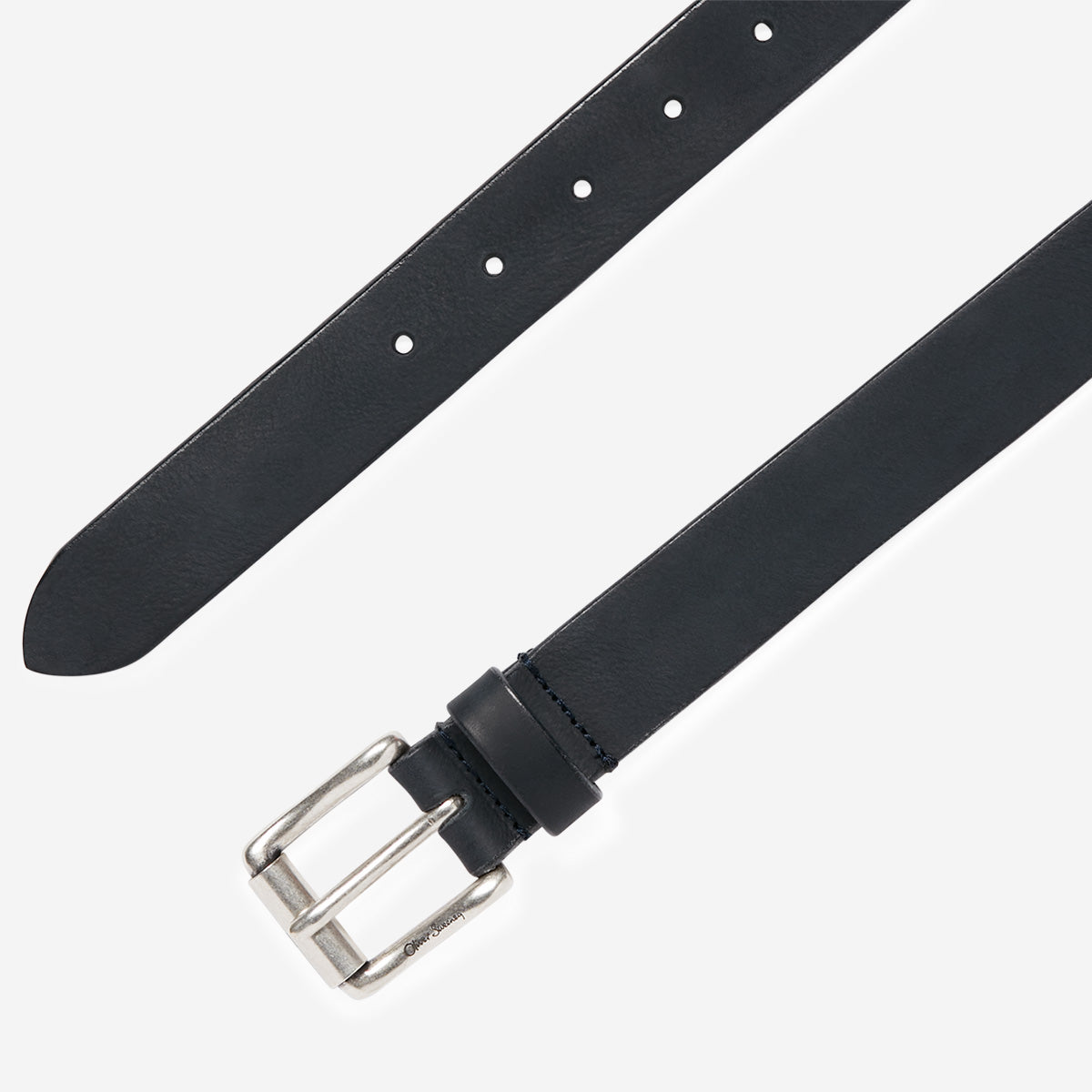 Marzanemi Navy | Leather Belt | Men's Belts | Oliver Sweeney